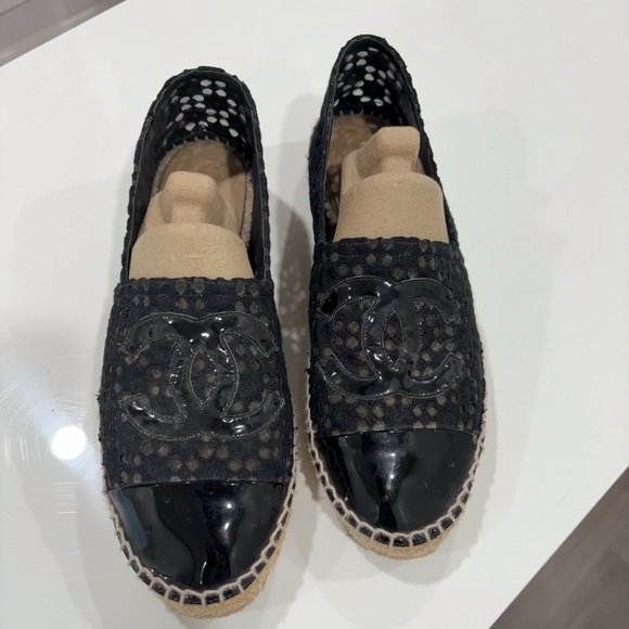 Chanel black espadrilles size 40 - Picture 2 of 10